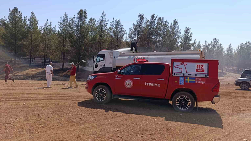 Şanlıurfa’daki orman yangını paniğe neden oldu