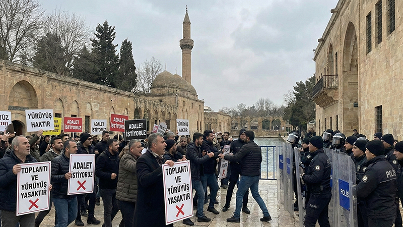 Şanlıurfa’da Gösteri ve Eylemler 5 Gün Süreyle Yasaklandı