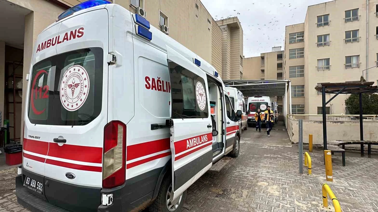 Siverek’te çift taraflı trafik kazası