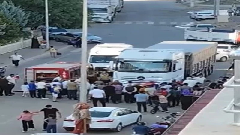 Siverek’te tırın çarptığı yaşlı kadın ağır yaralandı.
