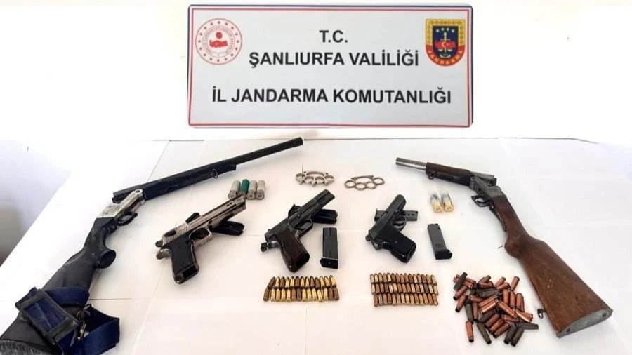 Şanlıurfa’da Ruhsatsız Silah Operasyonu