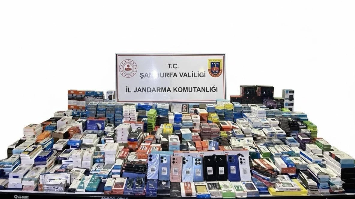 Birecik’te Kaçak Elektronik Operasyonu