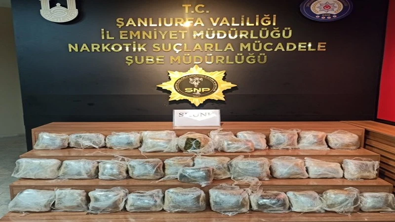 Şanlıurfa’da Uyuşturucuya Geçit Yok: 24 Kilo Skunk Ele Geçirildi!